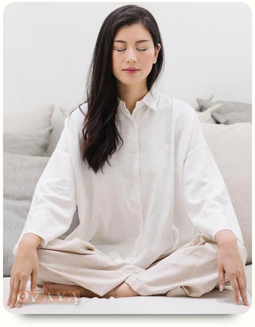 Blissful OJAYA girl in white